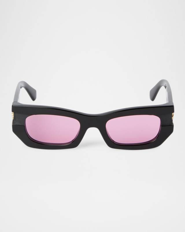 Belleville Acetate Rectangle Sunglasses